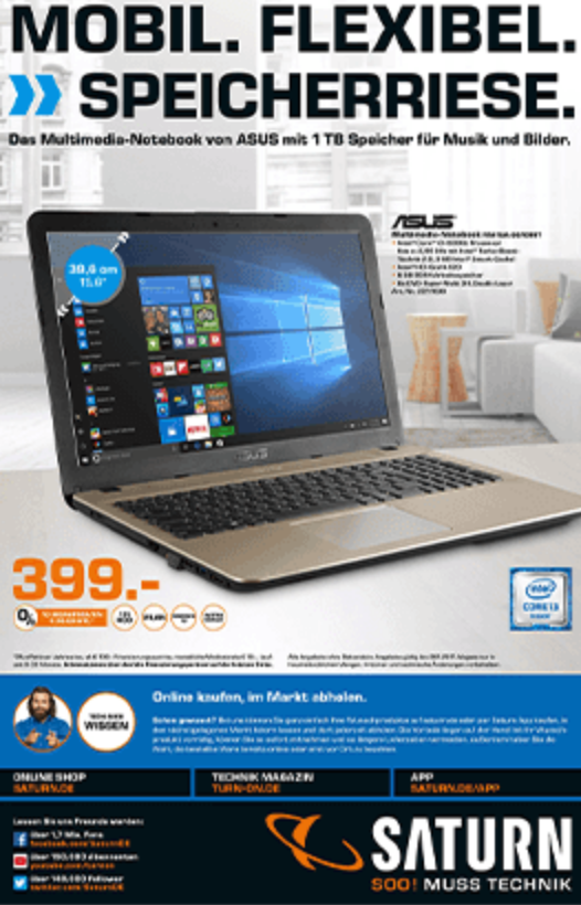 Saturn Prospekt bestellen, Saturn Katalog online betrachten