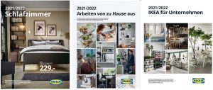 Übersicht Broschüren und Kataloge IKEA