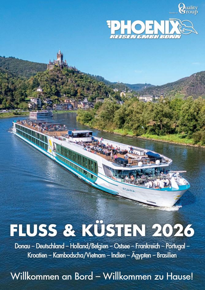 Phoenix Flusskreuzfahrten Kataloge 2026 kostenlos
