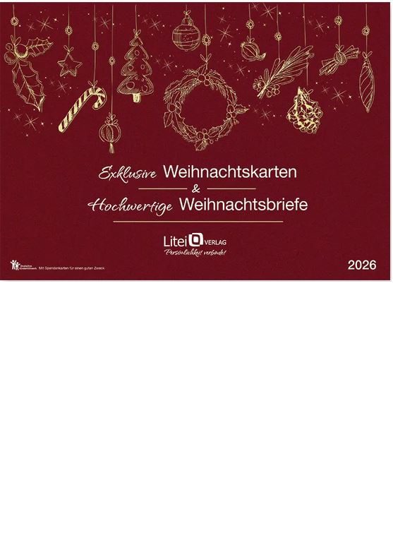 weihnachtskarten kataloge 2026 kostenlos litei verlag